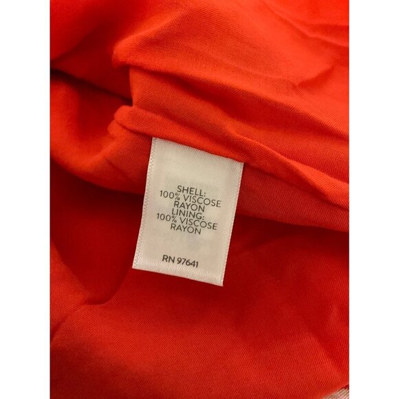 J. JILL Floral Knee Length Red Wrap Dress sz. XSP - Picture 6 of 7